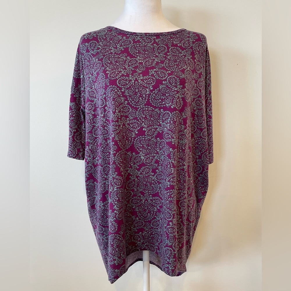 Irma Purple Patterned Tunic